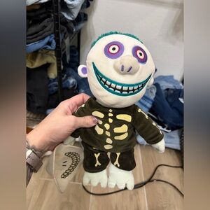 Disney Skeleton Plush with Green and Black Outfit